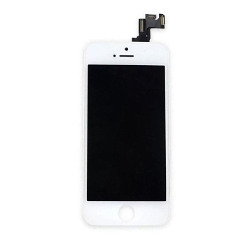 Модуль для Apple iPhone 5S, SE, белый с рамкой