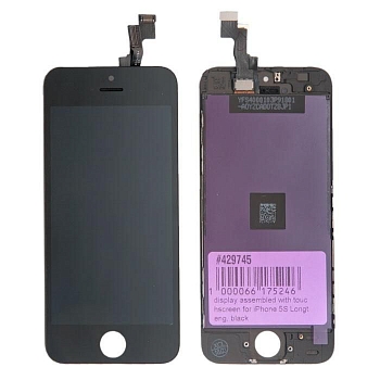 Модуль для Apple iPhone 5S, SE (AAA), черный