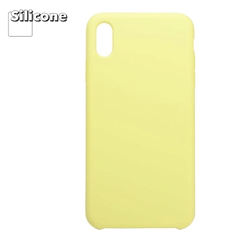 Силиконовый чехол "LP" для Apple iPhone XS Max "Protect Cover", желтый (коробка)