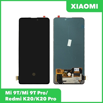 Дисплей (экран в сборе) для телефона Xiaomi Mi 9T, Mi 9T Pro, Redmi K20, K20 Pro, OLED (черный)