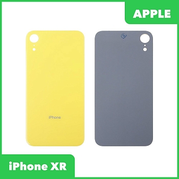 Задняя крышка корпуса для Apple iPhone XR, желтая