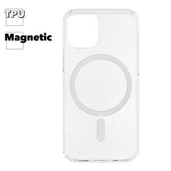 Чехол для Apple iPhone 12 Mini WK Anti-Knock Magnet Case, прозрачный