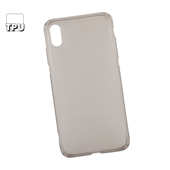 Чехол для Apple iPhone XS Max WK Letou Series TPU Case (прозрачный серый)
