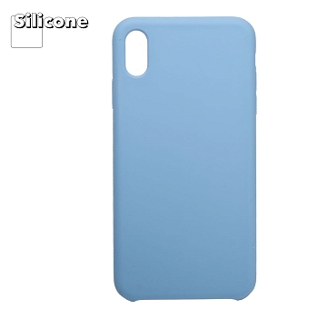 Силиконовый чехол "LP" для Apple iPhone XS Max "Protect Cover", голубой (коробка)