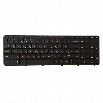 Клавиатура для ноутбука HP Pavilion 15-e, черная с рамкой