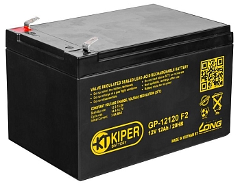 Аккумуляторная батарея Kiper GP-12120, 12В, 12Ач